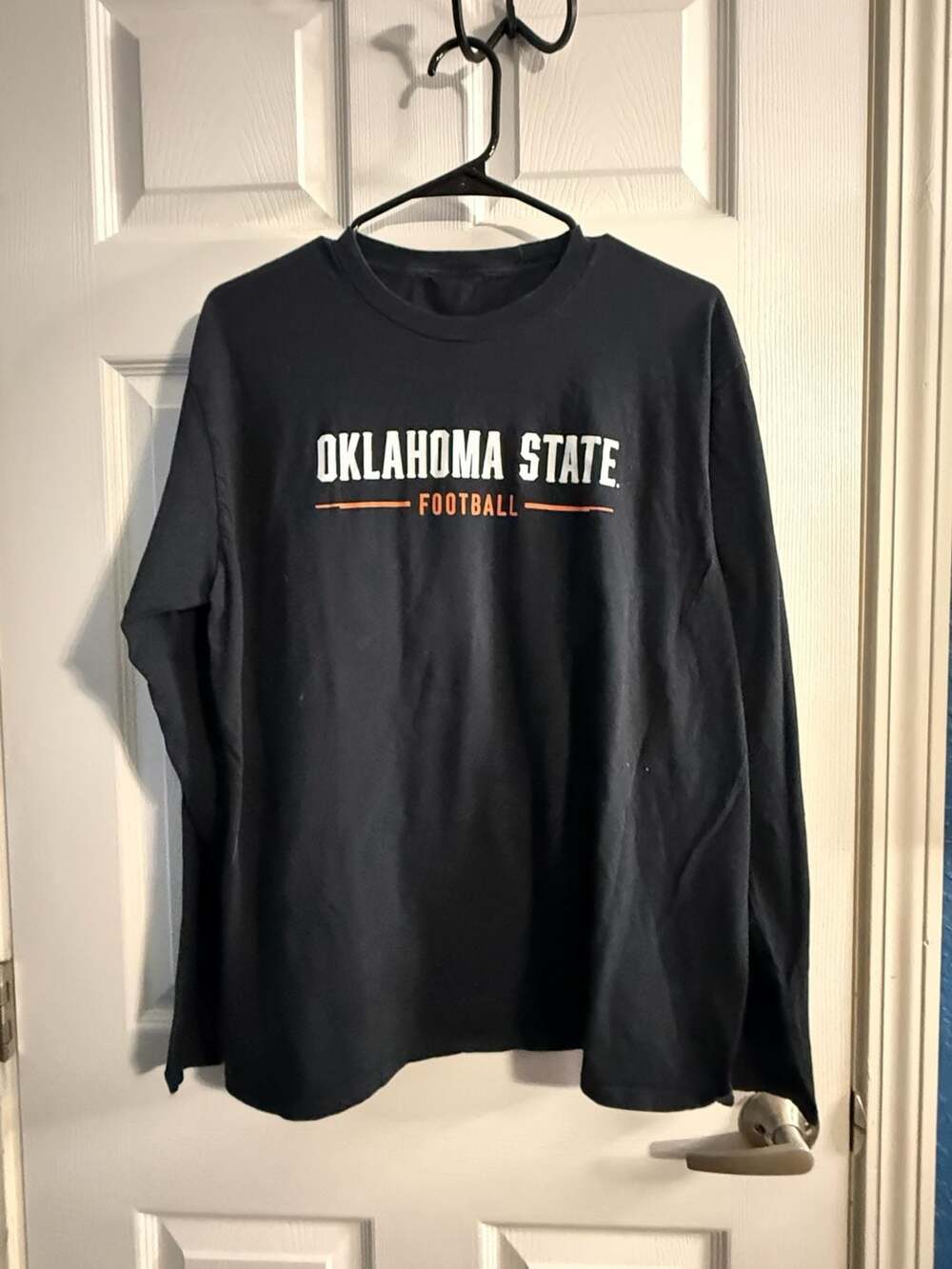 Oklahoma State Cowboys Ollie Gordon II #0 Long Sleeve T-Shirt Black